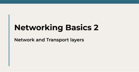 Networking basics 2