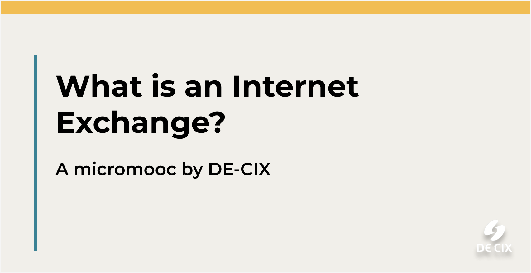 What is an Internet Exchange?