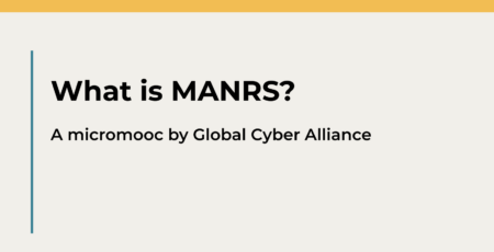 What is MANRS?
