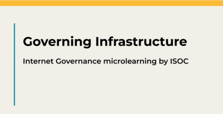 Governing Infrastructure