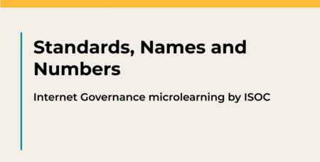 Standards, Names & Numbers